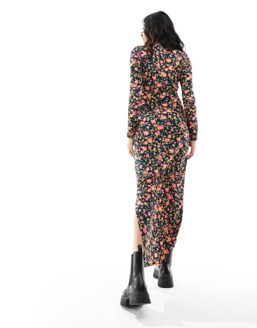 Only vestito lungo fiori best sale