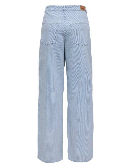 ONLY vida byxor i ljusblå denim, 7 av 7