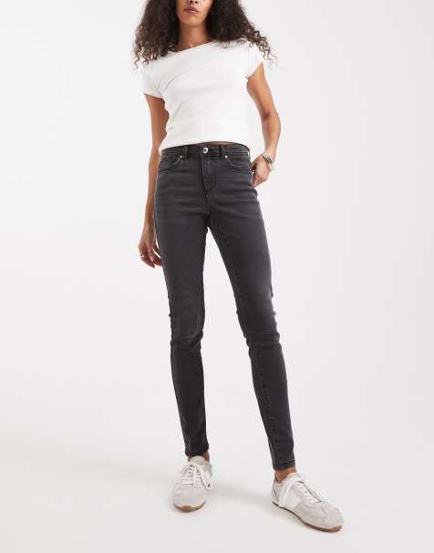 ONLY – Wauw – Bleksvarta skinny jeans - view 1
