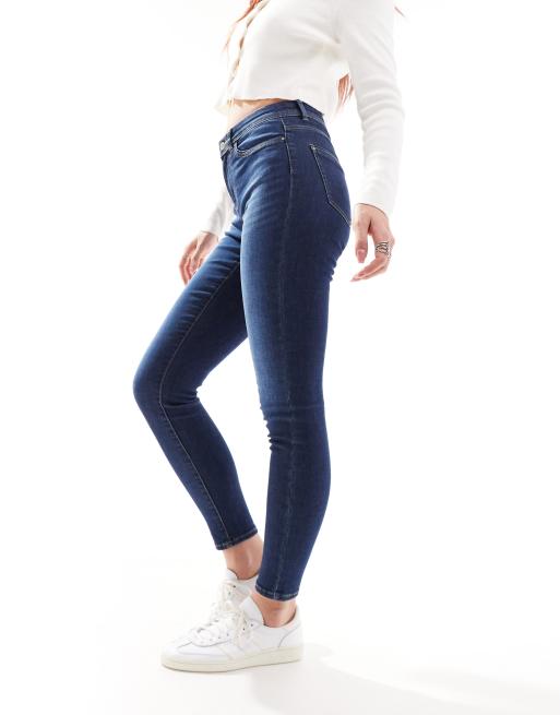 Only - Wauw - Jeans skinny blu scuro , 5 di 5