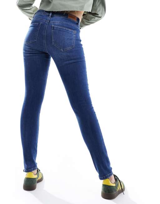 Only - Wauw - Skinny jeans in middenblauw denim , 5 van 5