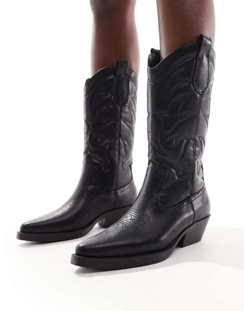 Only western boots in black - view 1