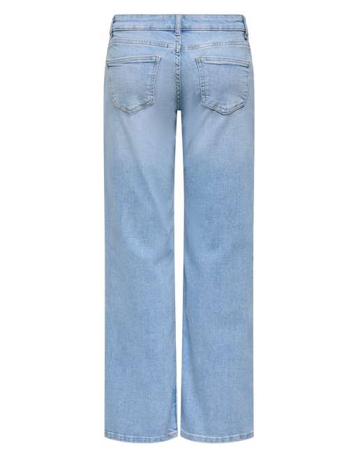 ONLY – Wide-Fit-Jeans in Hellblau, 7 von 7