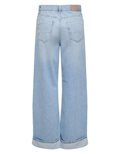 ONLY Wide-fit jeans in light blue denim, 7 of 7