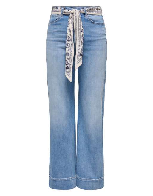 ONLY Wide-fit jeans in medium blue denim, 6 of 6