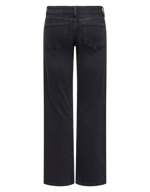 ONLY Wide Fit – Jeans in verwaschenem Schwarz, 6 von 6