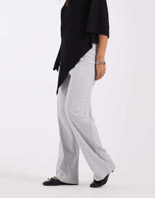 ONLY Wide-Leg-Loungebhose als Kombiteil in Hellgrau, 2 von 5