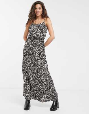 leopard cami maxi dress