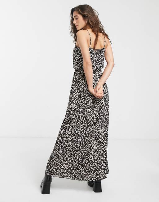 Only Winner cami leopard print maxi dress ASOS