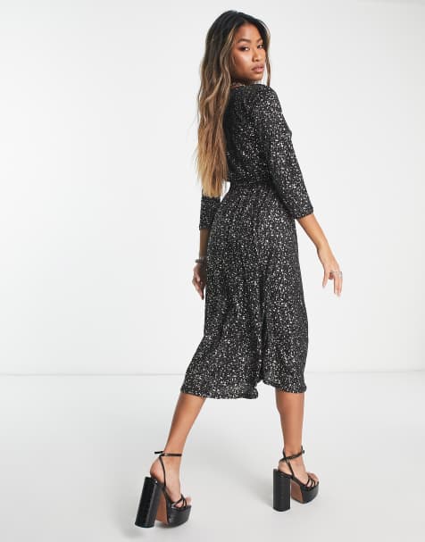 black midi christmas party dress Amazon.com: BeryLove Womens Velvet Dresses Cocktail Formal Midi Christmas  Party Dresses Long Sleeve Winter Wedding Guest Dress 0010 Black S :  Clothing, Shoes & Jewelry