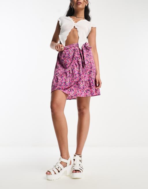 Odel Floral Wrap Around Skirt