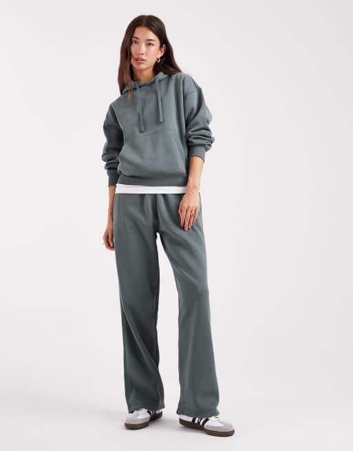 ONLY – Zielona bluza z kapturem z dżerseju, część zestawu, 2 z 4