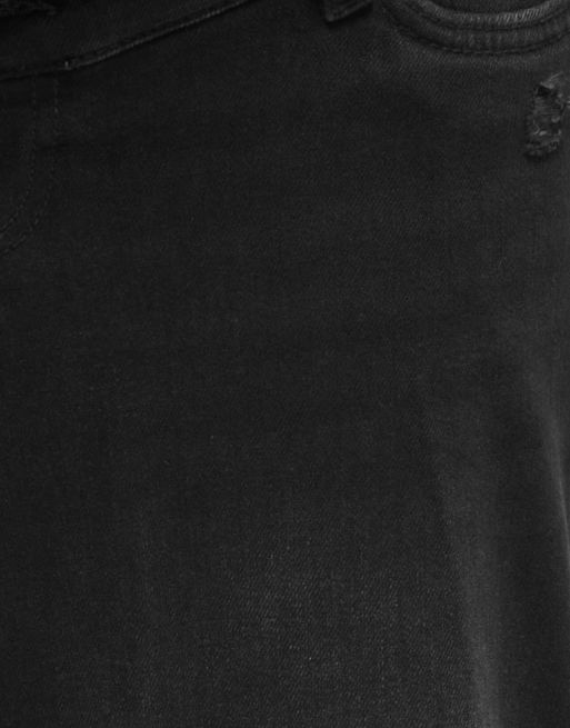 ONLY - Zwangerschapskleding - Jeans met wijde pasvorm in zwart met wassing, 5 van 5