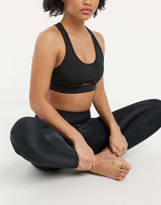 Onzie Cadence Ribbed Leggings in Black