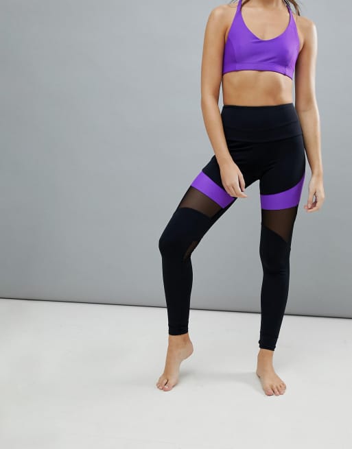 Black and purple on sale leggings