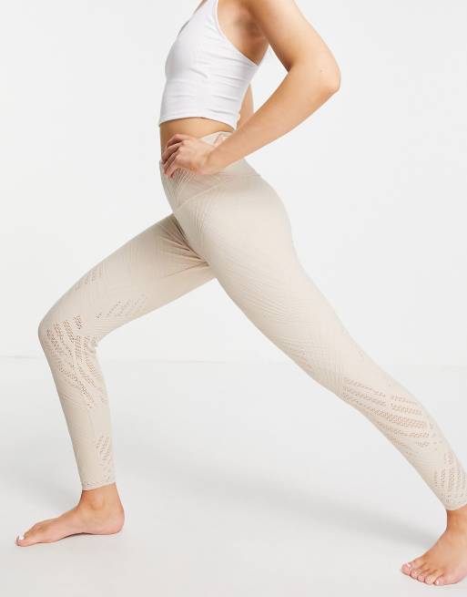 Onzie selenite midi leggings in sand