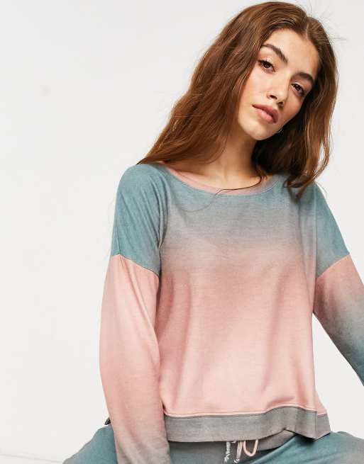 Onzie - Sweatshirt in roze ombre, 4 van 4