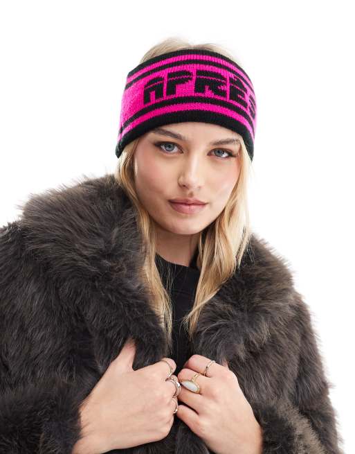 OOSC - Après Ski - Fascia per capelli rosa multicolore 