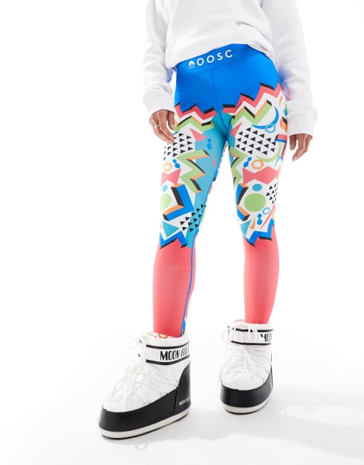 OOSC Baselayer ski leggings nuts cracker women's in multi , 2 of 5
