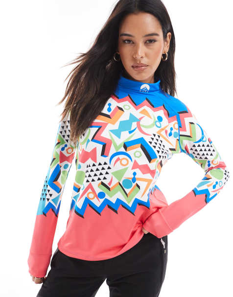 OOSC Baselayer ski top nuts cracker women's in multi 