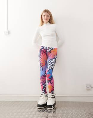 OOSC - Big Poppa - Bunte Baselayer-Leggings für Damen