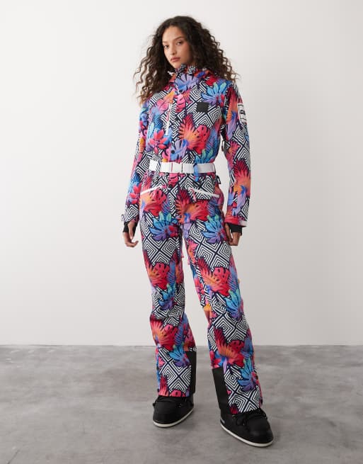 OOSC - Big Poppa - Tuta da sci da donna multicolore