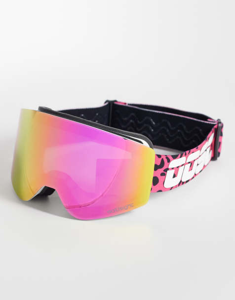 OOSC - Boldsight® - Ski- en snowboardbril met luipaardprint in roze - view 1