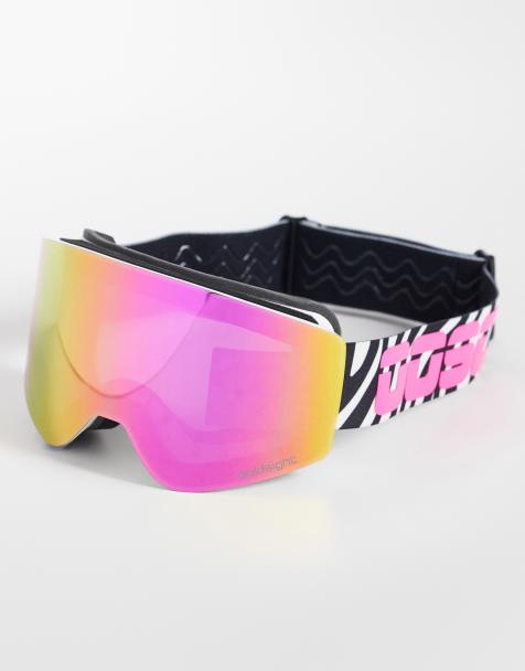 OOSC - Boldsight® - Ski- en snowboardbril met zebraprint in zwart - view 1