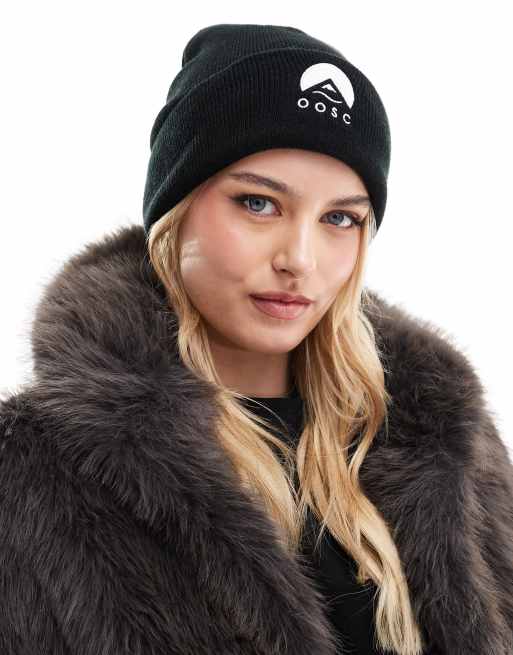 OOSC - Classique - Bonnet de ski à logo blanc - Multicolore 