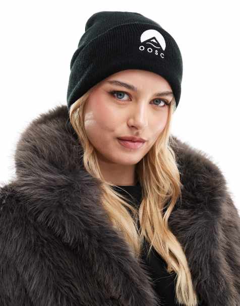 OOSC Classique ski beanie with white logo in multi - view 1