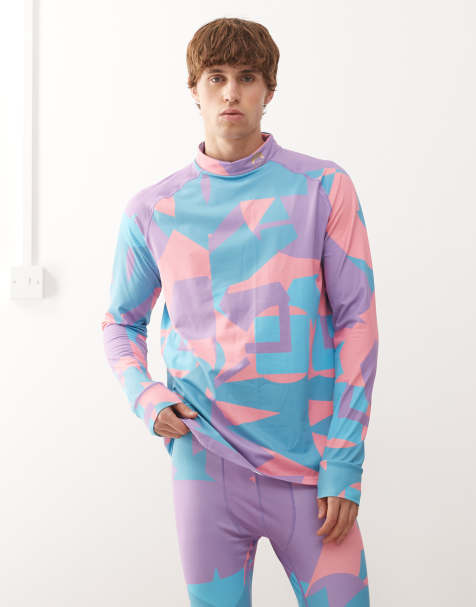 OOSC - Del Mar - Top base layer da uomo multicolore - view 1