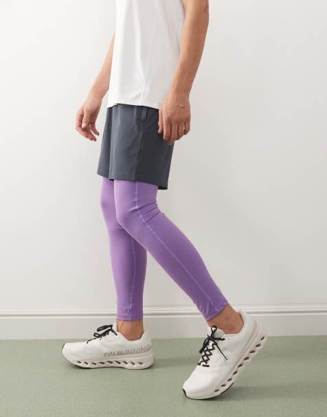 OOSC Elite activewear leggings in purple - view 1