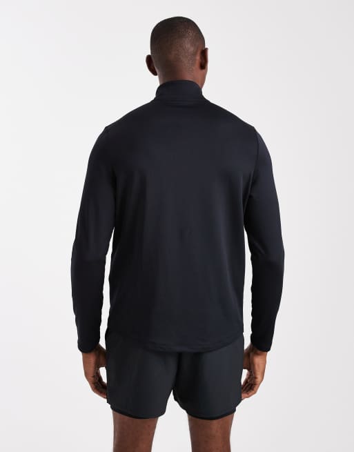 OOSC - Elite Activewear - Top met 1/4 rits in zwart, 3 van 5