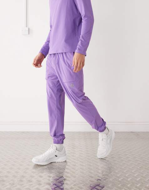 OOSC Elite everyday activewear joggers in purple - view 1