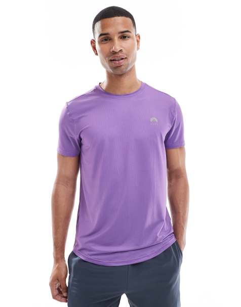 OOSC Elite gym t-shirt in purple - view 1