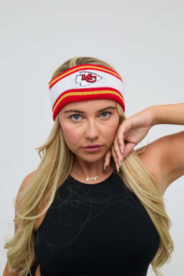 OOSC - Kansas City Chiefs - OOSC x NFL - Buntes Stirnband-Weiß