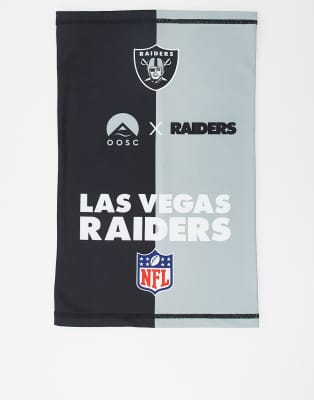 OOSC - Las Vegas Raiders OOSC NFL - Bunter Ski-Halswärmer-Schwarz