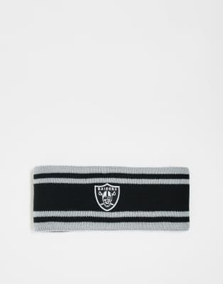 OOSC - Las Vegas Raiders OOSC NFL - Buntes Ski-Stirnband-Schwarz