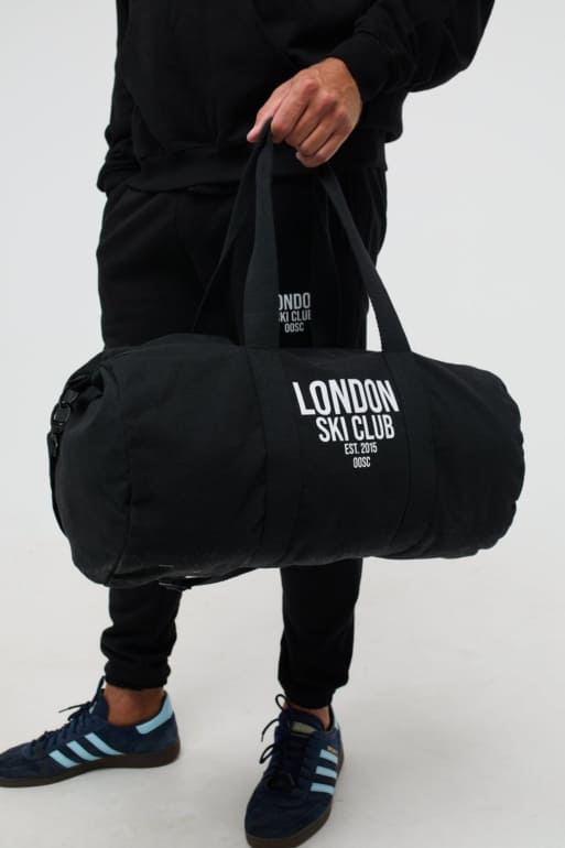 OOSC - London Ski Club - Borsa a sacco da sci nero multicolore, 3 di 3