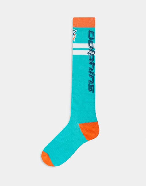 OOSC Miami dolphins OOSC NFL ski snowboard sock in multi - view 1