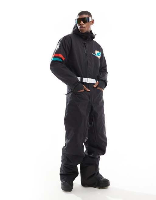 OOSC - Miami Dolphins - Tuta da sci da uomo multicolore 