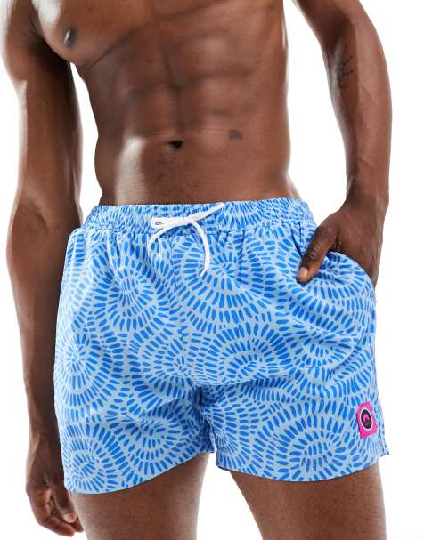 OOSC Moroccan dream men's swim shorts in blue - view 1
