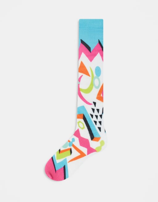 OOSC - Nuts Cracker - Calzini da sci e snowboard multicolore 