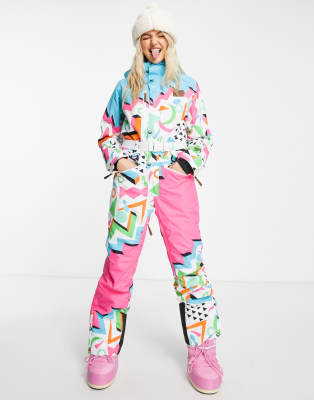 Old School Ski Oosc Nuts Cracker Female Fit Ski Suit In Multi ModeSens