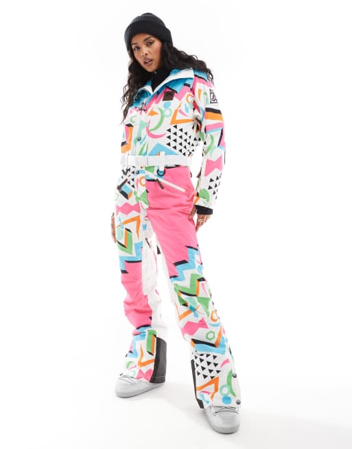 OOSC - Nuts cracker - Tuta da sci da donna multicolore 