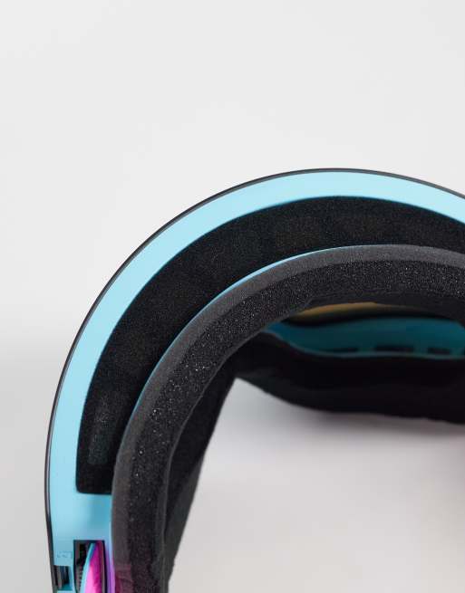 OOSC Oosc vizion occhiali da sci e snowboard - blu neon e rosa in blu, 2 di 3