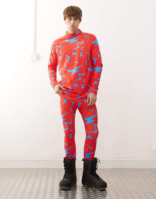 OOSC - Pantalon première couche pour homme - Rouge