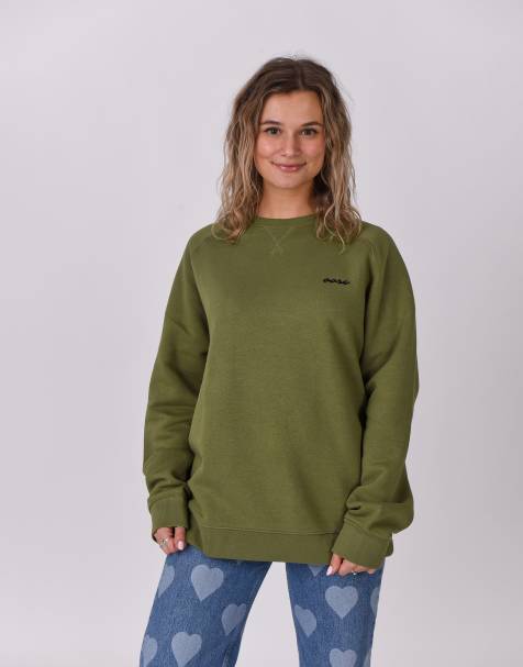 OOSC Penfold sweatshirt in khaki & khaki - view 1