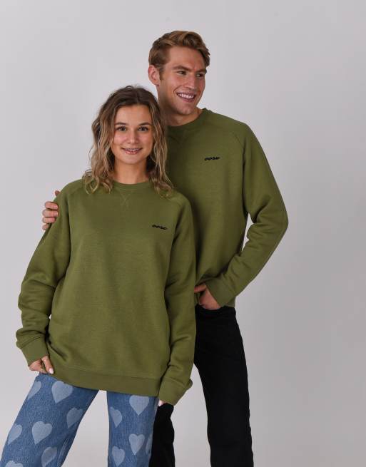 OOSC Penfold sweatshirt in khaki & khaki, 3 of 4