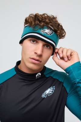 OOSC - Philadelphia Eagles - OOSC x NFL - Buntes Stirnband-Schwarz